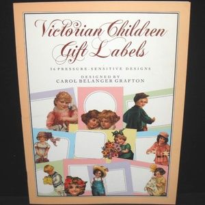 VICTORIAN CHILDRENS GIFT LABELS 36 Designs